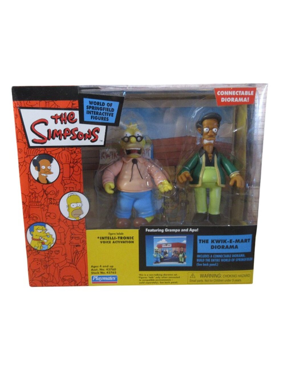 The Simpsons The Kwik-E-Mart Diorama Apu & Grandpa 2003 Vintage